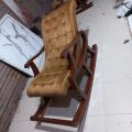 Chair EASY CHAIR big size Rocking chair sleeping chair relaxer chair solid sheesham wood soft master foam 10 years guarantee customize. 
