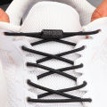 Elastic Laces No Tie Shoe Laces Shoes Round Shoelaces for Sneakers Without Ties Kids Adult Quick Shoe Lace Bands.