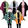 Demon Slayer Anime Cartoon Cosplay pour enfants, Tanjiro Nezuko, ShISA, Bu Kostuum, 10/2026 Anse, Halloween Kostuum Kerstcadeaus.