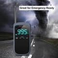 Mini AM/FM Portable Radios Pocket Receiver Stereo Speaker Rechargeable Radio with Alarm Clock for Outdoor Weather Broadcast. 