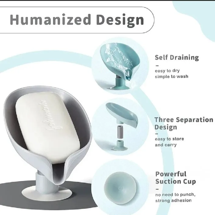 Drain%20Soap%20Holder%20Leaf%20Shape%20Soap%20Box%20Suction%20Cup%20Tray%20Drying%20Rack%20for%20Shower%20Sponge%20Container%20Kitchen%20Bathroom%20Accessories%20-%20Image%209