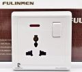 Universal plug base wall switch wall socket Fulinmen multi-plug multi socket outlet. 