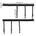 Men's Shirt Stays Garters Belt Adjustable Elastic Shirt Holder Straps Keep Shirt Tucked In Non-Slip Shirt Tuckers Leg Suspenders. 