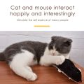 Pet Interactive Cat Toy Mouse Moving Automatic Cat Toys Mice With Spring Wheels For Kitten Indoor Outdoor Exercise Play. 