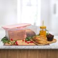 Bread And Loaf Cake Storage Container Box Kitchen Food Storage Boxes for Biscuits Snacks Pantry Organizer with Handles Clear Plastic Airtight. 