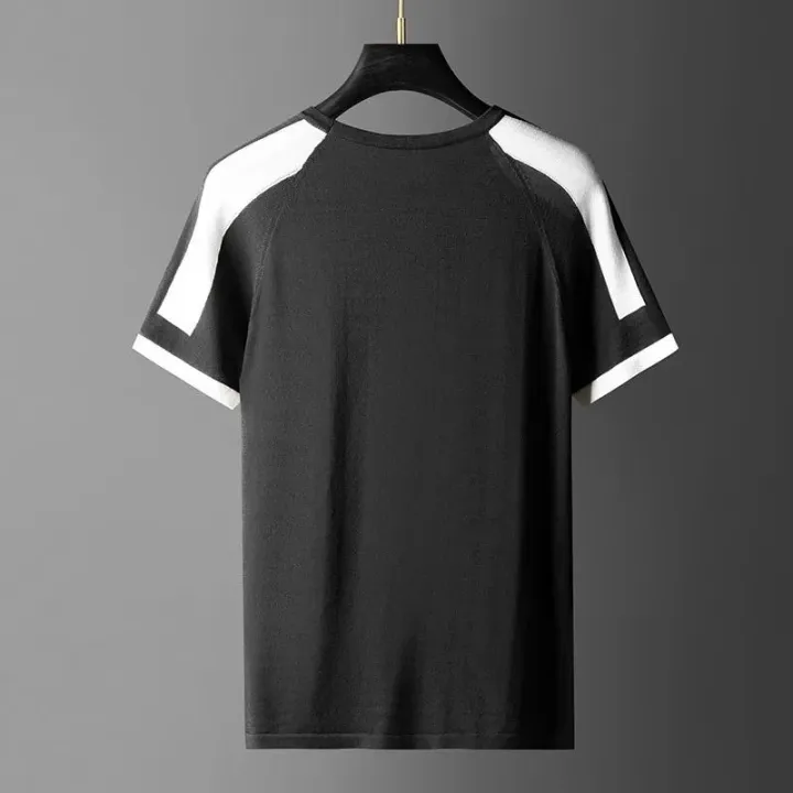 Tshirt%20for%20Men%5B%20Black%20,white%5D%20Comfortable%7C%20summer%20-%20Image%204