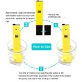 ADVANCED™ Digital PH Meter, Pen PH Tester 0.1 PH High Accuracy with 2 Standard PH Buffer Powders for Household Drinking Pool Soil Aquarium Water. 