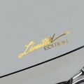 2pcs 3D Metal Limited Edition Logo Car Side Fender Rear Trunk Emblem Badge Metal Sticker Decals Car Decoration Accessories.