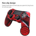 4 Colors  Anti Slip Silicone Protective Skin Case For Dualshock 4 PS4 DS4 Pro Slim Controller Cover Analog Grip Case Cover 1PC. 