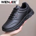 2025 Men Shoes Spring Autumn Waterproof Walking Sneakers Leisure Male Leather Sports Shoes Non-Slip Footwear. 