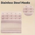 5pcs Ultra-Soft Bra Extenders - 5-Hook Adjustable for Maximum Comfort, Ideal for Plus Size, Maternity & Sensitive Skin. 