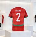 Morocco Home Hakimi No.2 Jersey 2025-2026 Same Style Football Training Uniform, Breathable Top for Adults and Children Autumn. 