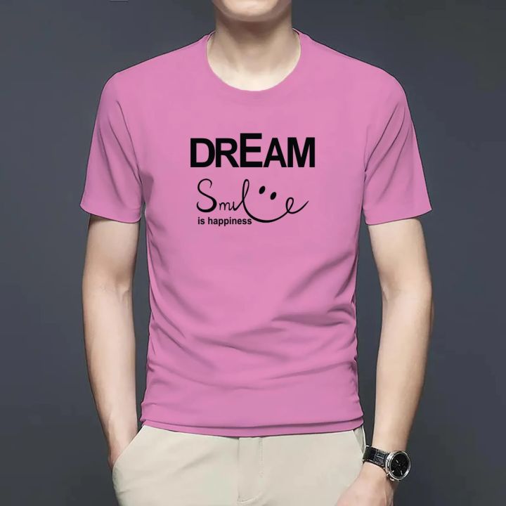 Dream smile Half Sleeve T-Shirt For Men