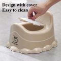 Potty Toilet Training Seat Portable Plastic Anti-leakage Potty Urinal Cute Cartoon Potty Training Seat Infant Toilet Supplies. 
