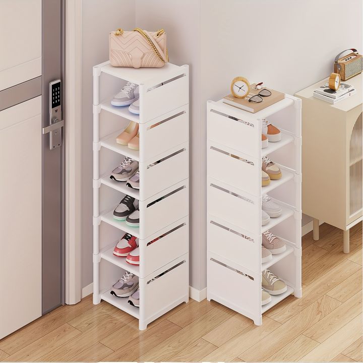 Metal%20Frame%20Shoe%20Rack%20Multi-Tier%20Fabric%20Shelves%20Space%20Saving%20for%20Sneakers%20Sandals%20Entryway%20Easy%20Assembly%20Holiday%20Storage%20-%20Image%202