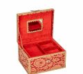handmade customized beautiful Bridal Makeup & jewelry vanity box with mirror and compartment tray. 