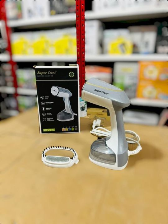 Super Crest Hand Garment Steamer with 1 Year Warranty