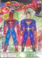 Pack of 2- Spiderman and Superman Figure Toys. 