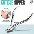 4Pcs Cuticle Nippers and Cutter Kit, Ingrown Toenail File, Triangle Nail Polish Remover Cuticle Pusher Trimmer Stainless Steel Manicure Tools Set for Fingernails and Toenails. 