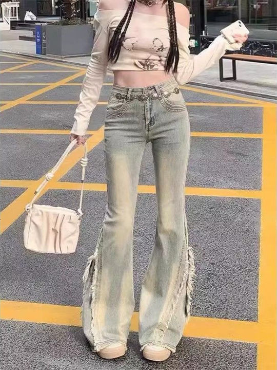 Women%20Vintage%20Blue%20Jeans%20High%20Waist%20American%20Retro%2090s%20Raw%20Material%20Edge%20Design%20Y2k%20Denim%20Pants%20Streetwear%20Wide%20Leg%20Jeans%20-%20Image%206