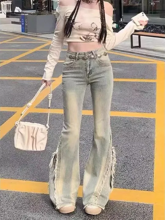 Women%20Vintage%20Blue%20Jeans%20High%20Waist%20American%20Retro%2090s%20Raw%20Material%20Edge%20Design%20Y2k%20Denim%20Pants%20Streetwear%20Wide%20Leg%20Jeans%20-%20Image%206