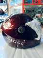 Pure Fiber Eagle Helmet available in Red Colour, Small Size. 