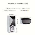 Premium Automatic Toothpaste Dispenser with Toothbrush Holder – Hands-Free Wall-Mounted Toothpaste Squeezer & Brush Organizer Set | Durable Plastic Toothpaste Dispenser for Home & Bathroom Storage. 