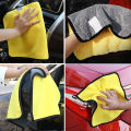 SEAMETAL Microfiber Car Washing Towel 400GSM Double-Sided Coral Velvet Clean Towels High Water Absorption Car Wash Drying Cloth.