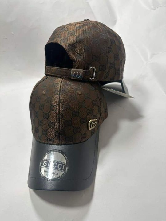 Deep%20Golden%20Brown%20Premium%20Leather%20Visor%20Cap%20-%20Image%202