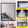 Winter warm curtains, insulated windproof sealed windows, cold proof and insulated, screen windows,Shading, sound insulation.