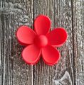 Flower design hair claw clip (catcher) in matte solid new faishon hair accessories for girls and womens. 