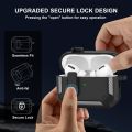 Secure Lock For AirPods 5/4/Pro 3 Headphone Accessories with Cleaning Kit & Keychain Protective Case For AirPods 5/4/Pro 3/Pro 2. 