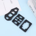 1Pc Black PU Longboard Riser Pads Skateboard Shock Pads For Truck Mounting Hardware Adults Kids Outdoor Sports Tool. 