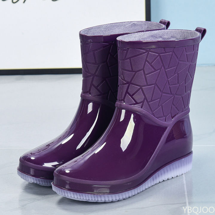 Four%20Seasons%20Jelly%20Anti%20Slip%20Thick%20Fashion%20New%20Waterproof%20Shoes%20for%20Women%20Wear%20Wear%20Wear%20Resistant%20Short%20Tube%20Rain%20Boots%202026%20-%20Image%202