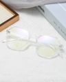 Transparent Lightweight Geometric Shape Glasses For Men/Women /Boys/Girls With Protective Box. 