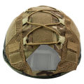 BOOIU Tactical Helmet Cover Cloth Camo Headwear for Ops-Core Fast Helmets Airsoft Paintball Military Helmet with Elastic Cord. 