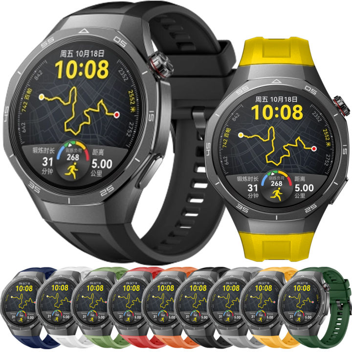 【100%-original】 22mm Strap For Huawei Watch GT 5 Pro 46mm Official Bracelet For Huawei Watch GT 5 Pro Soft Sport Wrist Band