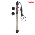 [F] EU Plug Adjustable Temperature Thermostat Heater Rod Glass Aquarium Heater 25-300W Submersible Fish Tank Water Heating Rod. 