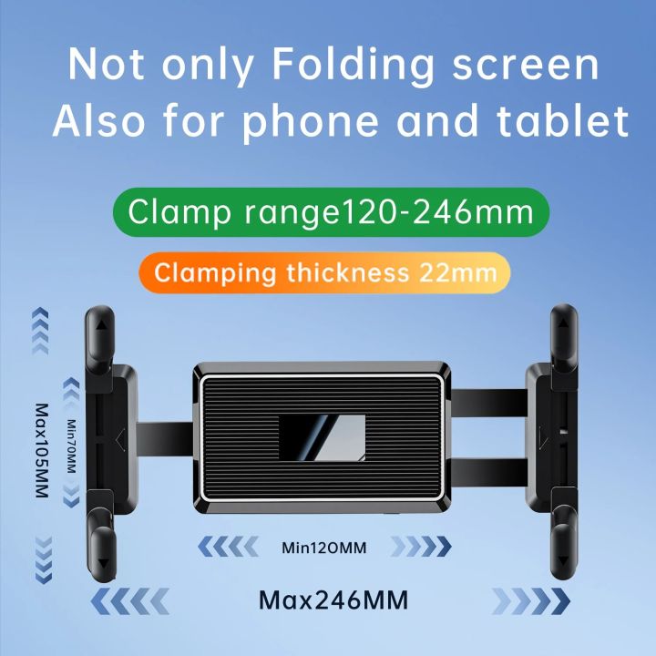 Car%20Air%20Vent%20Universa%20Holder%20Mount,%20Stand%20Compatible%20with%207"%20-%2012.9"%20Tablets%20iPad%20,4"%20-%207"Folding%20Screen/straight%20Panel%20Phone%20-%20Image%202