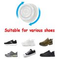 1pair Metal Wire Swivel Automatic Buckle Rope Sneaker ShoeLaces for Kids/Adult No Tie Shoe Laces Quick Lock Shoestrings Sneakers. 