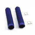30mm Fork Motorbike Blue Rubber Boot Universal Dust Jacket Cover Dirt Bike. 