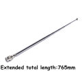 360 Degrees 765mm Telescopic Antenna Q9 BNC Connector Portable FM Radio Scanner VHF UHF TW. 