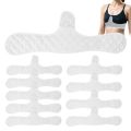 2PCS/3PCS Upgrade Cotton Bra Liners Sweat Absorber, Rectangle Under Breast Sweat Pads for Women Washable Bra Liners for Sweating. 