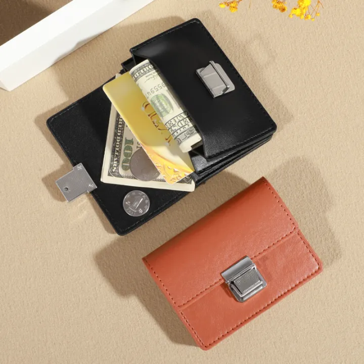 PU%20Leather%20Wallets%20for%20Women%20Short%20Purses%20Female%20Plaid%20Purses%20Card%20Holder%20Wallet%20Fashion%20Woman%20Metal%20Buckle%20Wallet%20Clutch%20Bag%20-%20Image%205
