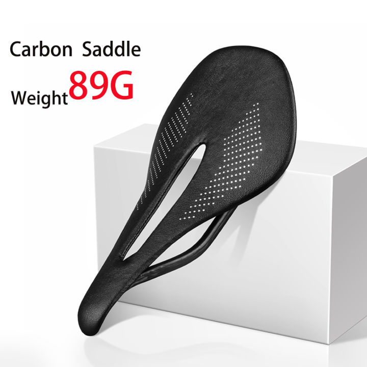 ELITAONE MTB Carbon Saddle Super Light 89±5g Road Bike Saddles 240x143/155mm UD Bare Carbon Finish Bicycle Seat