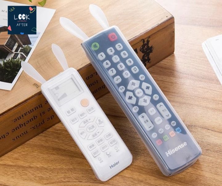 Look after the silicone remote holder remote control rabbit ears TV remote control case 2 small/large