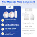 MAMIJOY Wearable Breast Pump Portable Low Noise Breastfeeding Pump with 4 Modes 15 Levels Double Electric Breast Milk Pump AV66.
