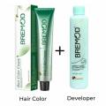 Original Bremod Hair Color 100ml Tube With 100ml Selected Devolper. 