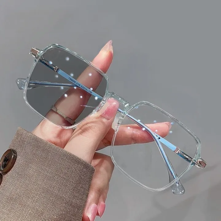 Photochromic%20Anti%20Radiation%20large%20frame%20Glasses%20Shades%20For%20Woman/Man%20Transition%20Eyeglasses%20Replaceable%20Lens%20-%20Image%204