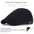 Men Light Board Solid Color Berets Newsboy Caps Hip Hop British Painters Hats Spring and Summer Adjustable Flat Cap.